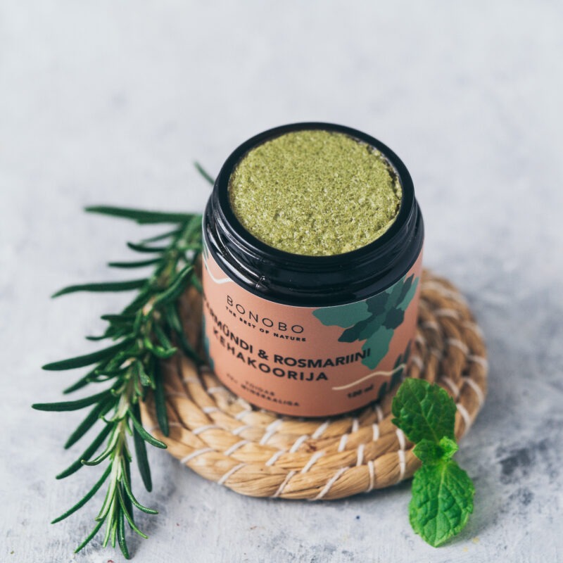 Piparmündi & rosmariini kehakoorija - toidab ja värskendab