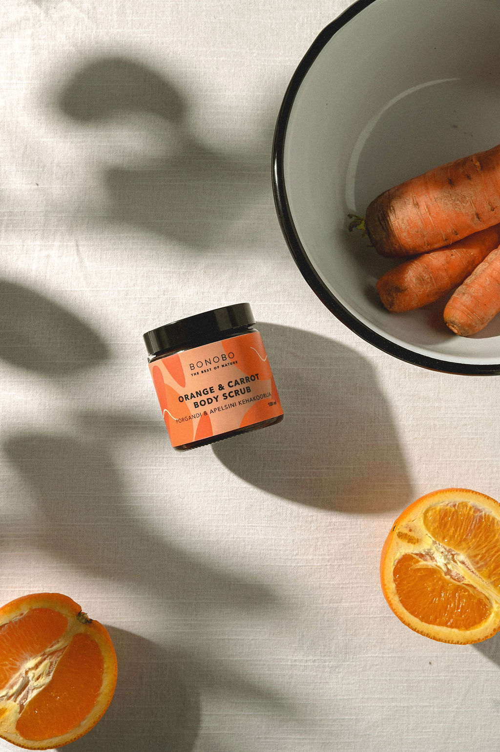Apelsini & porgandi kehakoorija – rõõmustab ja leevendab!