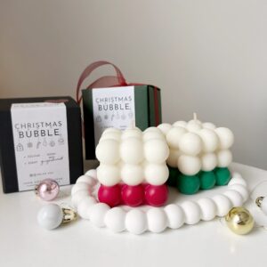 Bubblecandle Christmas Red (25h)