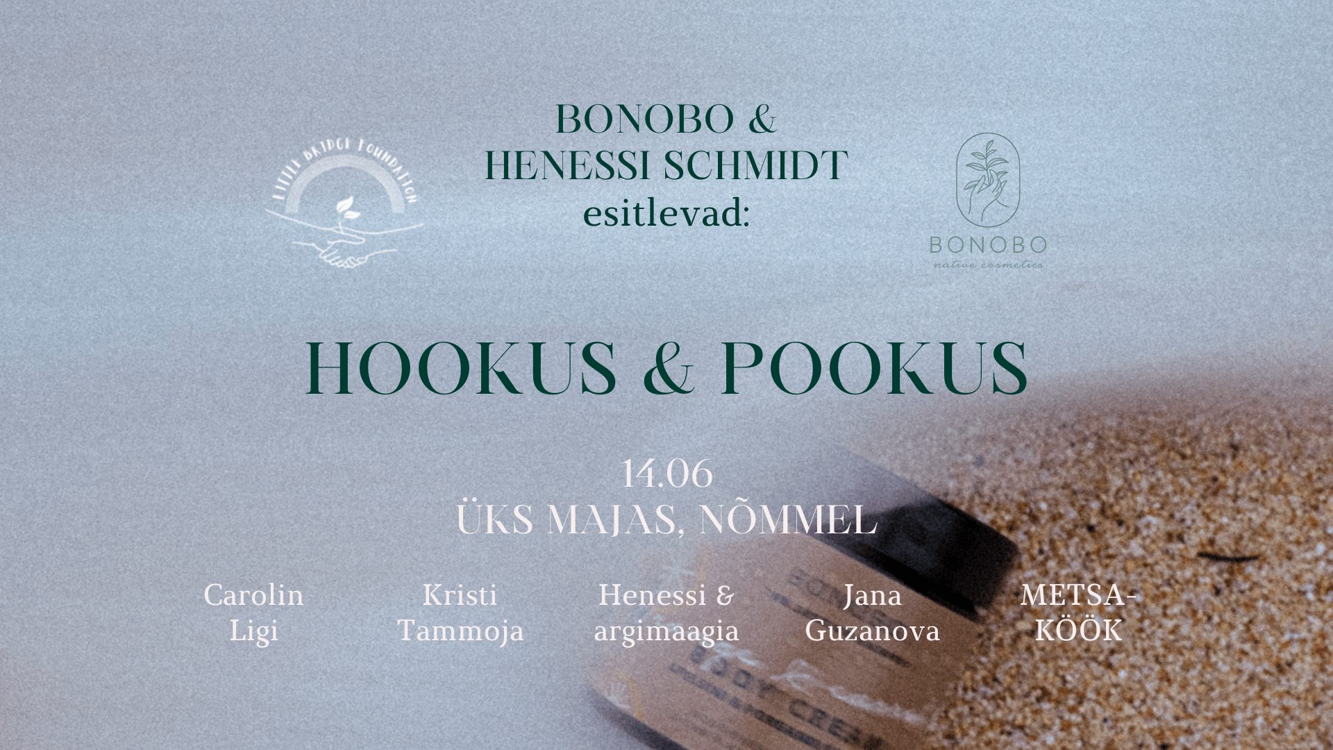 14.06 "Hookus Pookus" ÜksMajas: kell 12-17